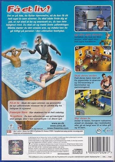 The Sims - PS2 (Genbrug)